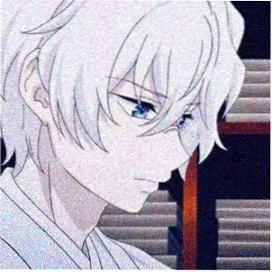 花花游龙漫画背景美术头像：石墨灰三层明度示意